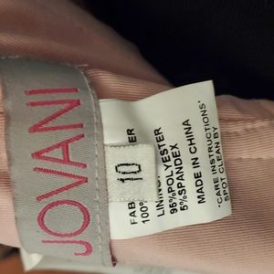 Formal pink and iridescent sequinand mesh formal evening gown, size 10.